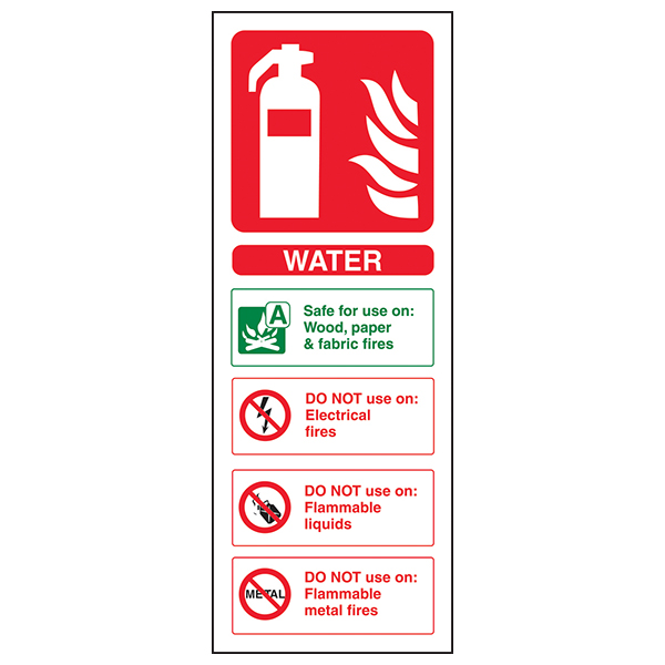 water fire extinguisher